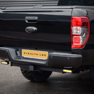 Stealth LED Ford Ranger T8 2018-2022 Twin 6" Flashing Luminous LED Rear Integration Kit - 5,760 Lumens