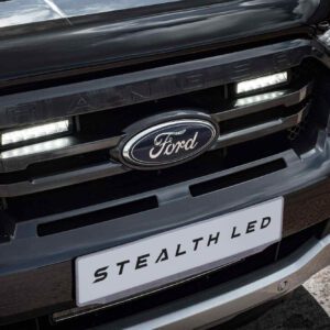 Stealth LED Ford Ranger T8 2018-2022 Twin 6" Luminous LED Integration Grille Kit - 5,760 Lumens