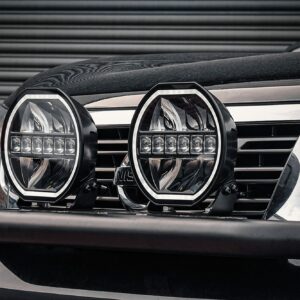 Stealth LED Nissan Navara D23 2015-2019 Twin 9" Luminous LED Spot Light Grille Kit - 15,874 Lumens