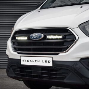 Stealth LED Ford Transit Custom 2019-2023 Twin 10" Luminous LED Integration Grille Kit - 7,560 Lumens