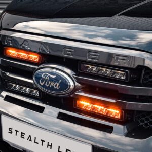 Stealth LED Ford Ranger T8 2018-2022 Quad 10" Flashing Luminous LED Integration Grille Kit - 15,120 Lumens