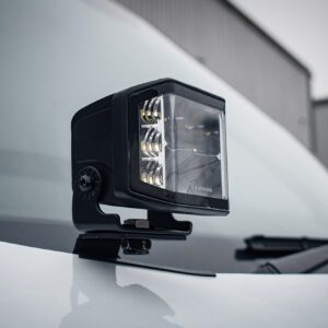 Stealth LED Ford Transit 2015-2019 Twin 4" Dark Force LED Bonnet Kit - 16,800 Lumens