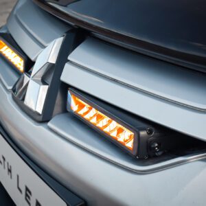 Stealth LED Mitsubishi L200 2019-2023 Twin 10" Flashing Luminous LED Integration Grille Kit - 7,560 Lumen
