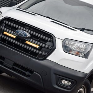 Stealth LED Ford Transit 2020+ Twin 10" Flashing Luminous LED Integration Grille Kit - 7,560 Lumens