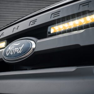 Stealth LED Ford Ranger T7 2015-2018 Twin 10" Flashing Luminous LED Integration Grille Kit - 7,560 Lumens