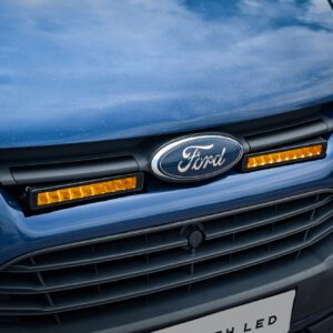 Stealth LED Ford Transit Custom 2013-2018 Twin 10" Flashing Luminous LED Integration Grille Kit - 7,560 Lumens