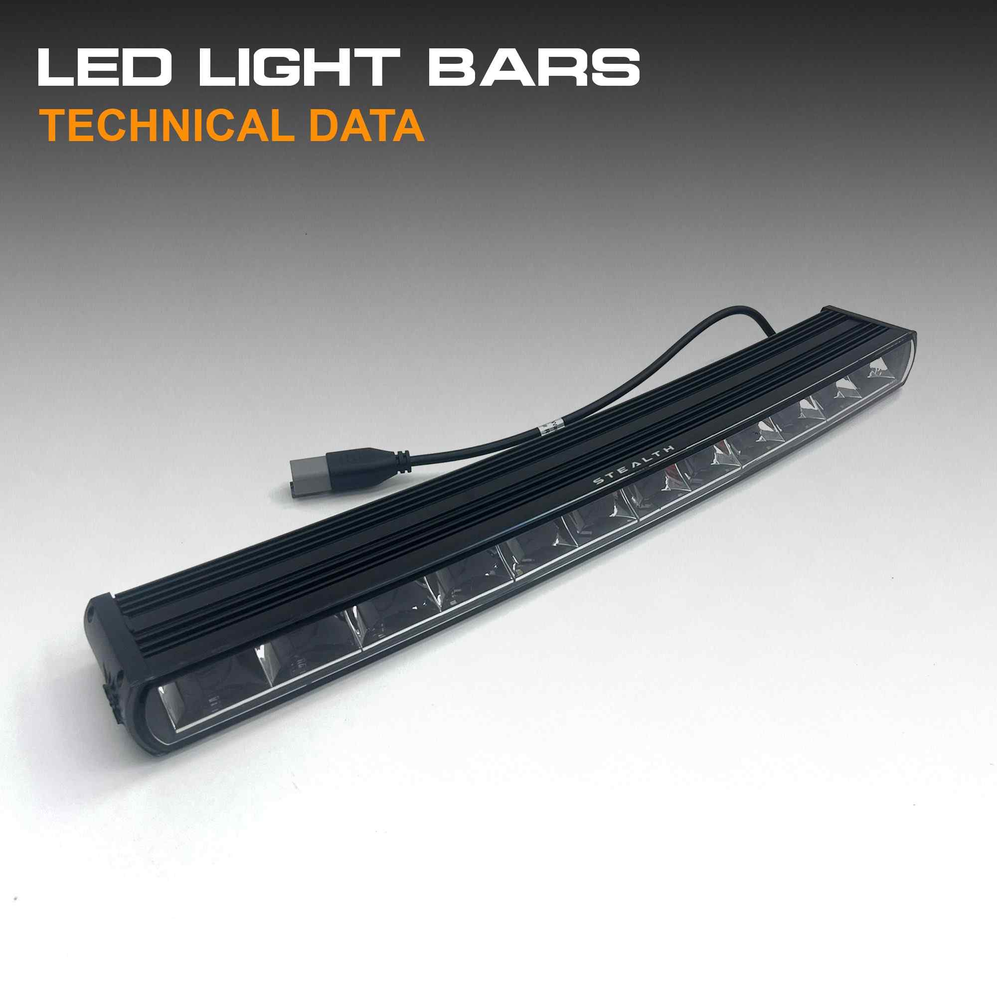 Led light bar technical data