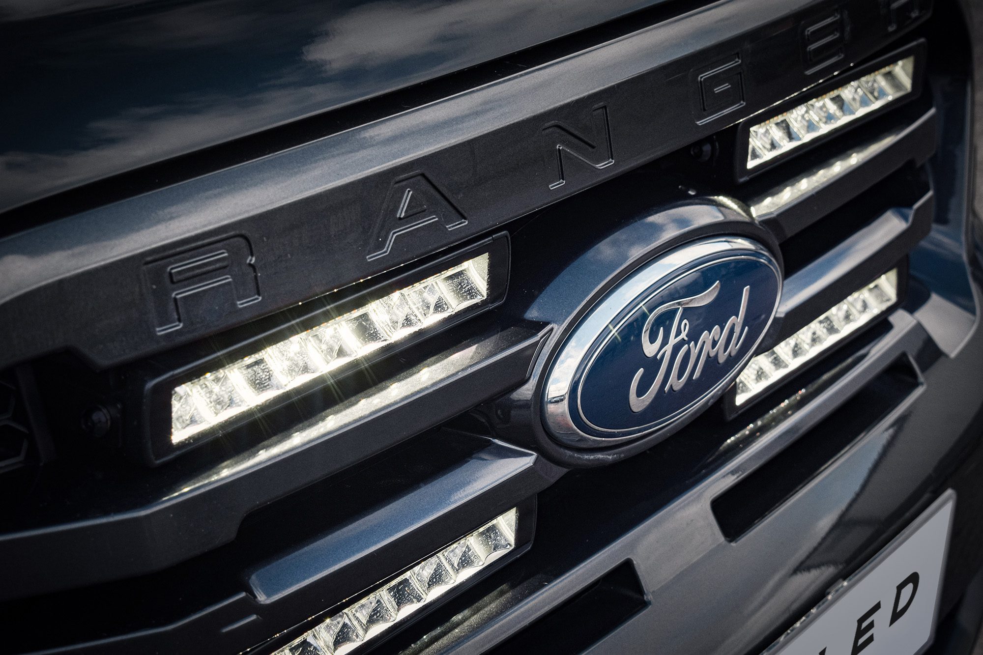 Led Grille Ranger Stealth LED Ford Ranger T8 2018-2022 Quad 10