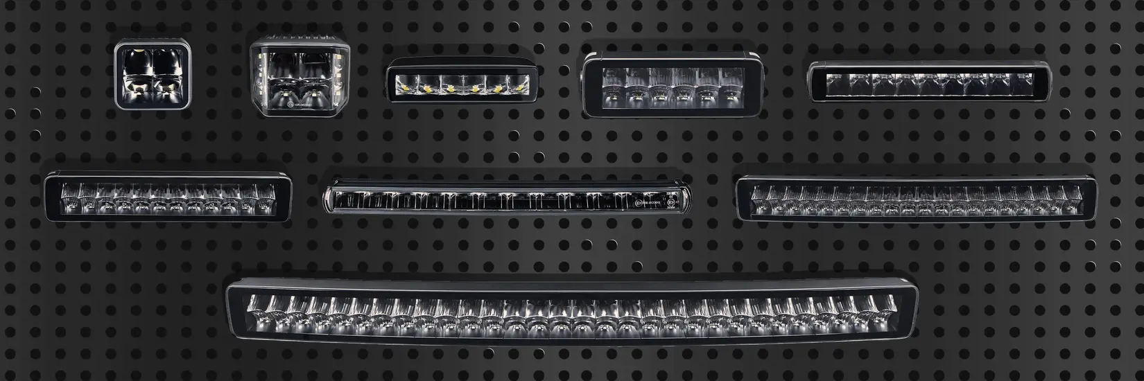 Stealth led performance led light bars and spot lights