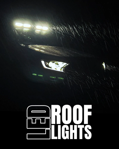 Stealth LED performance roof lights