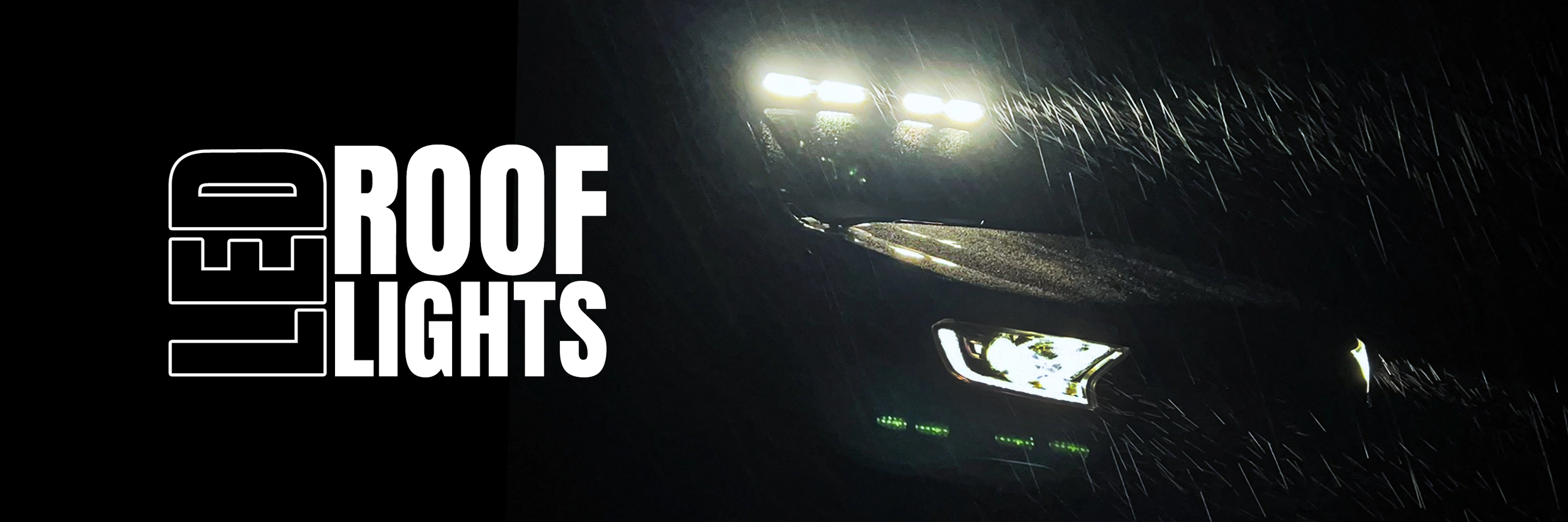 Stealth LED performance roof lights